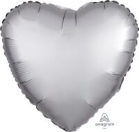 18:Satin Luxe Platinum Heart