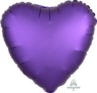 18:Satin Luxe Purple Royale Heart