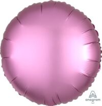 18:Satin Luxe Flamingo Circle