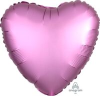18:Satin Luxe Flamingo Heart