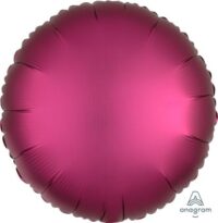 18:Satin Luxe Pomegranate Circle