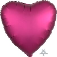 18:Satin Luxe Pomegranate Heart