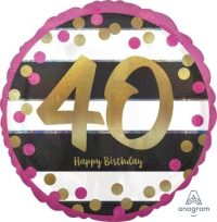 18:Holo:Pink & Gold Milestone 40