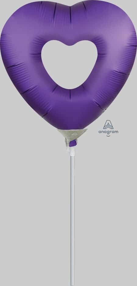 14:Purple Royale Open Heart
