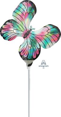 14:Iridescent Teal & Pink Butterfly