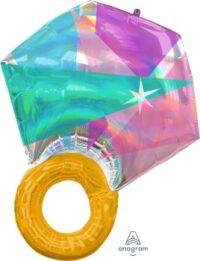 SS:Iridescent Wedding Ring