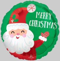 18:Satin Smiley Santa Christmas