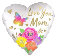 JUM:Love You Mom Satin Floral