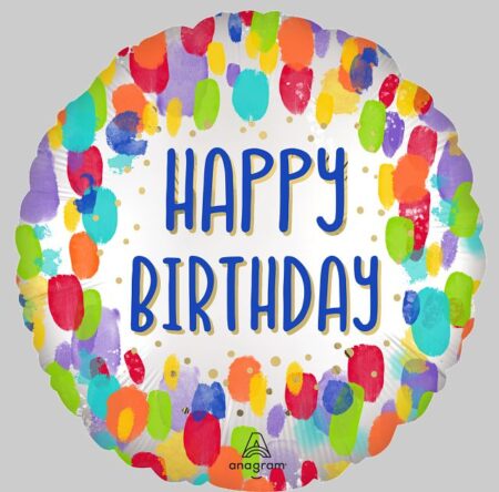 18:Painterly Dots Birthday
