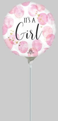 9:Baby Girl Pink Watercolor