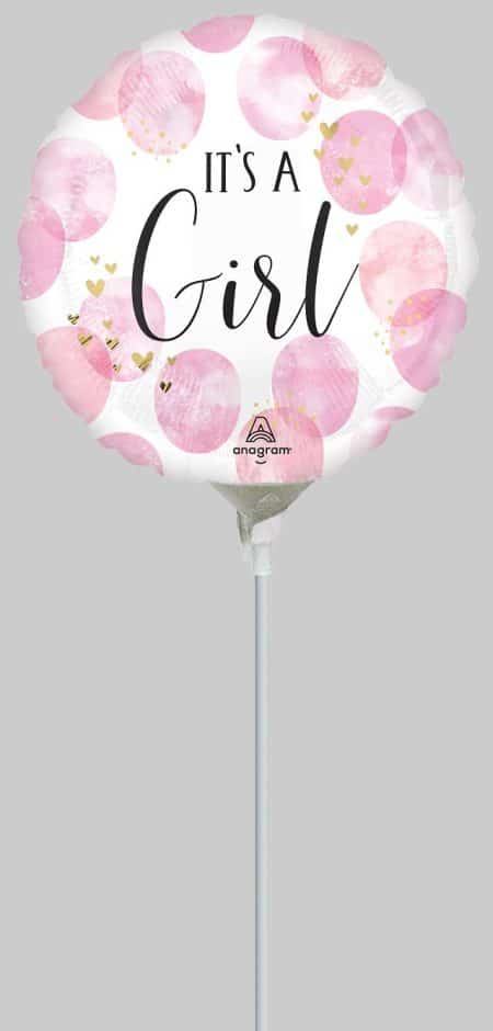 9:Baby Girl Pink Watercolor