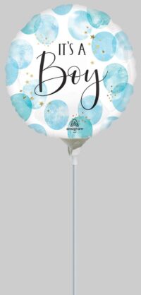 9:Baby Boy Blue Watercolor