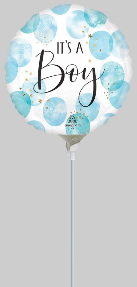 9:Baby Boy Blue Watercolor