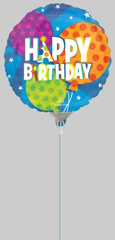 9:Happy Birthday Balloons
