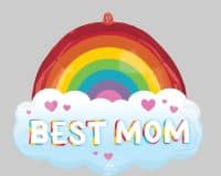 SS:Best Mom Brilliant Rainbow