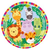 PL:Jungle Paper Plates 23cm 8
