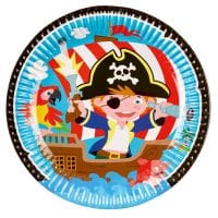 PL:Pirate Paper Plates 23cm 8