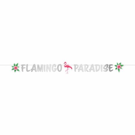 BA:Flamingo Paradise Letter Banner