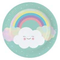 PL:Rainbow & Cloud Paper Plates 8