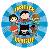 PL:Justice League Paper Plates 23cm 8