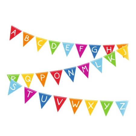BA:A-Z School Start Pennant Banner