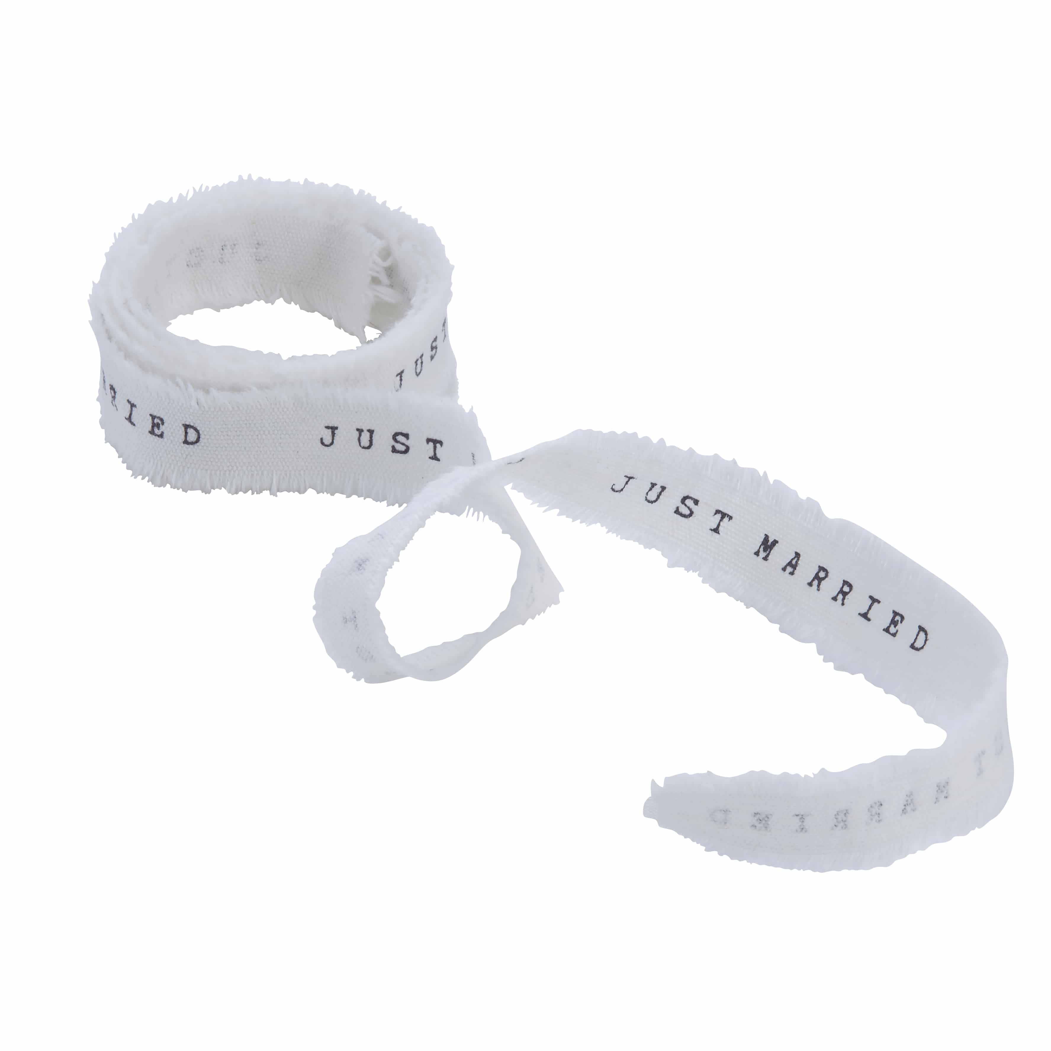 Vintage Affair-Frayed Ribbon Jst Married