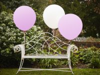 Huge Balloons Pink & White 3
