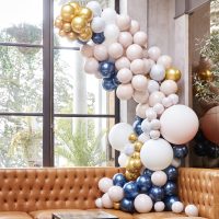 Nude,Marble,Navy & Gold Chrome Arch 200