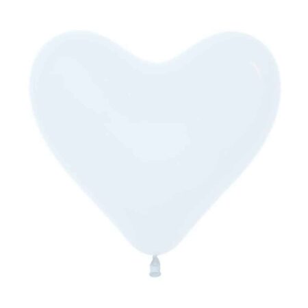H12:Heart Fashion Solid White 50