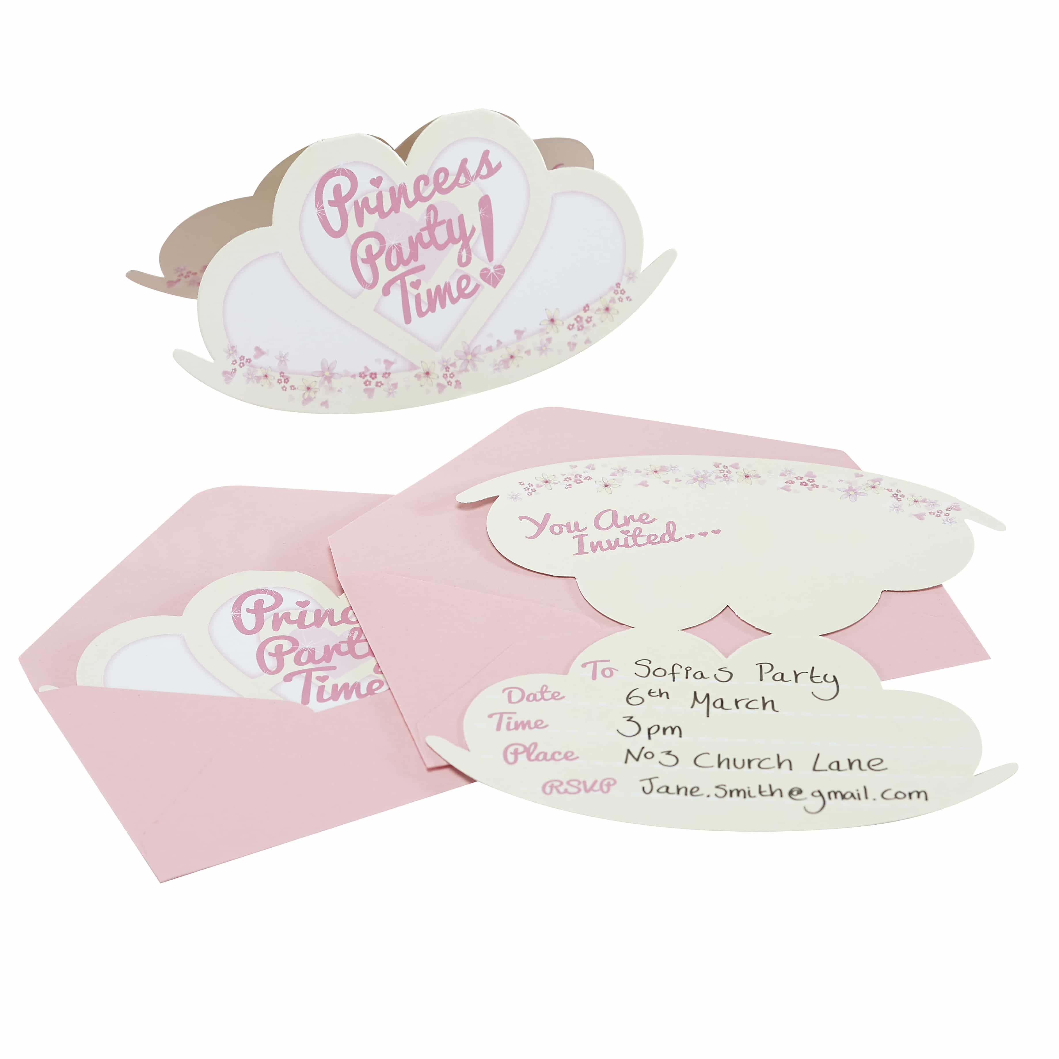 Princess Party Invitations