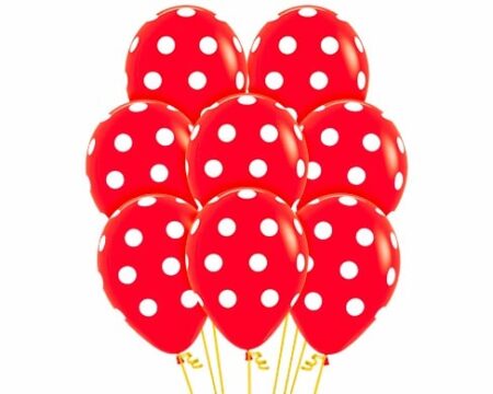 PR12:Polka White on Red FS AO 50