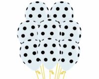 PR12:Polka Black on White FS AO 50