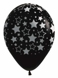 PR12:Bold Stars FS Metal Ink on Black 50