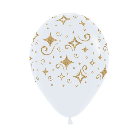 PR12:Gold Diamond Glitter on FS White 50