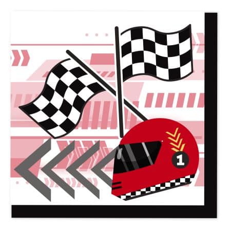 NA:Racing Car Napkins 33cm 16