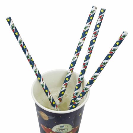 Space Adventure Paper Straws 25
