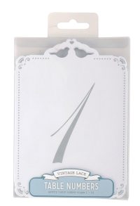 Vintage Lace Table Numbers